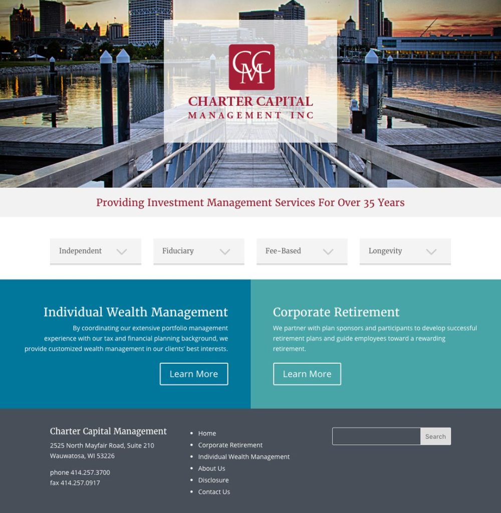 Charter Capital Management | LimeGlow Design